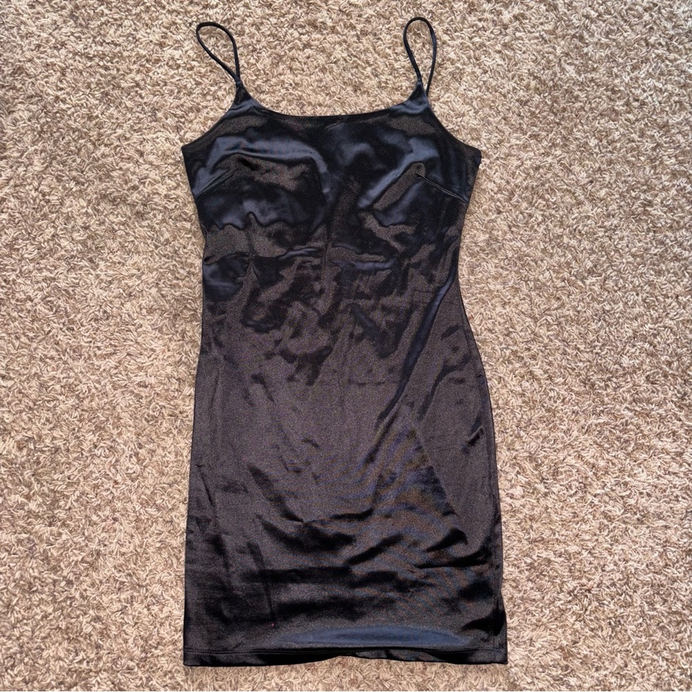 Popular 21 | Black Slip Dress